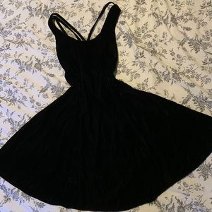 Vintage Velvet dress with Strappy Back